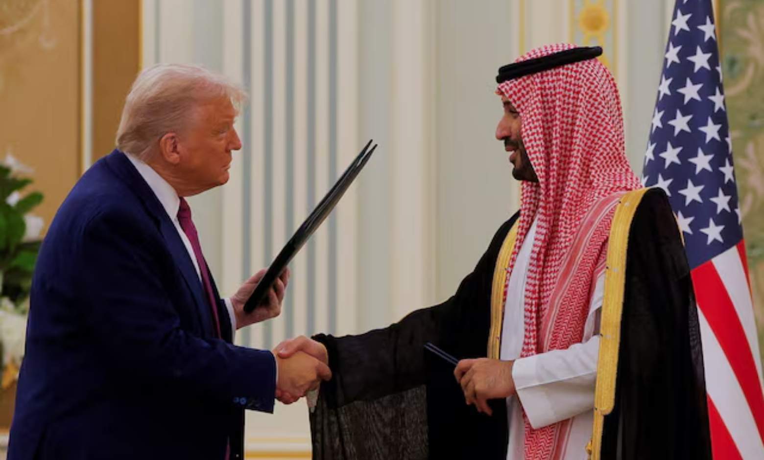 ABD Başkanı Donald Trump ve Suudi Veliaht Prensi ve Başbakanı Muhammed Bin Selman
