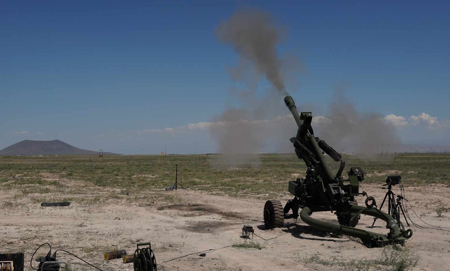 BORAN obüsü Avrupa’da birinci vuruş testini tamamladı