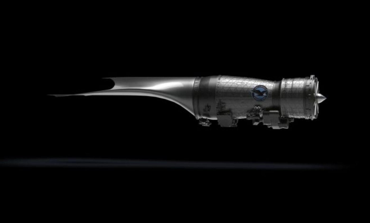 pratt & Whitney'in XA103 güç ünitesinin bilgisayar ortamında oluşturulmuş görüntüsü.