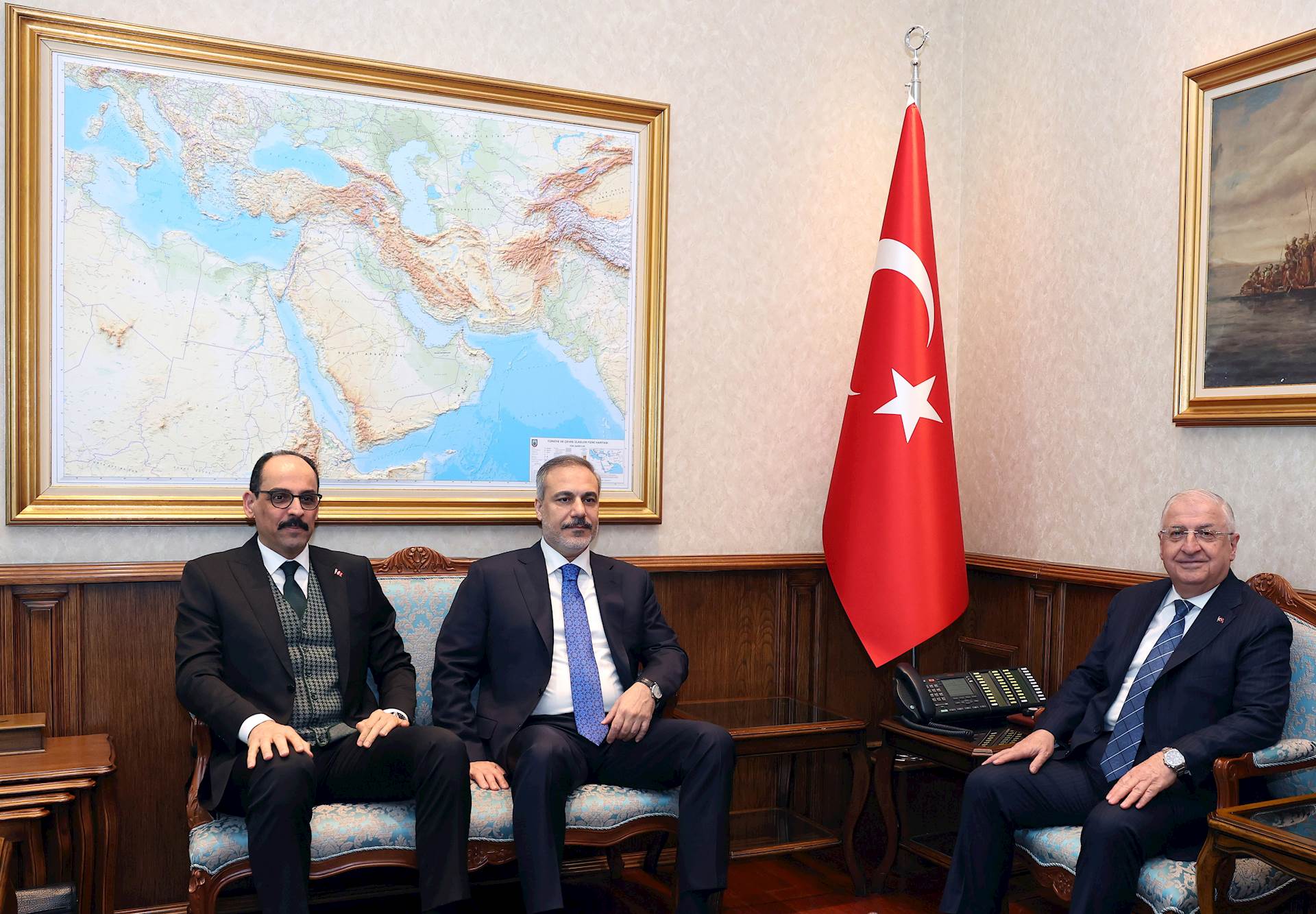 Yaşar Güler Hakan Fidan İbrahim Kalın