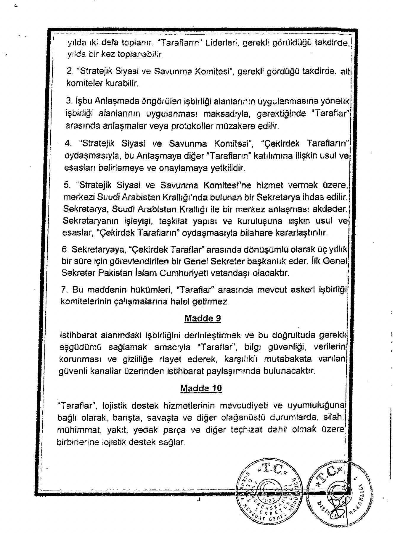 Mekke Anlaşması Metni