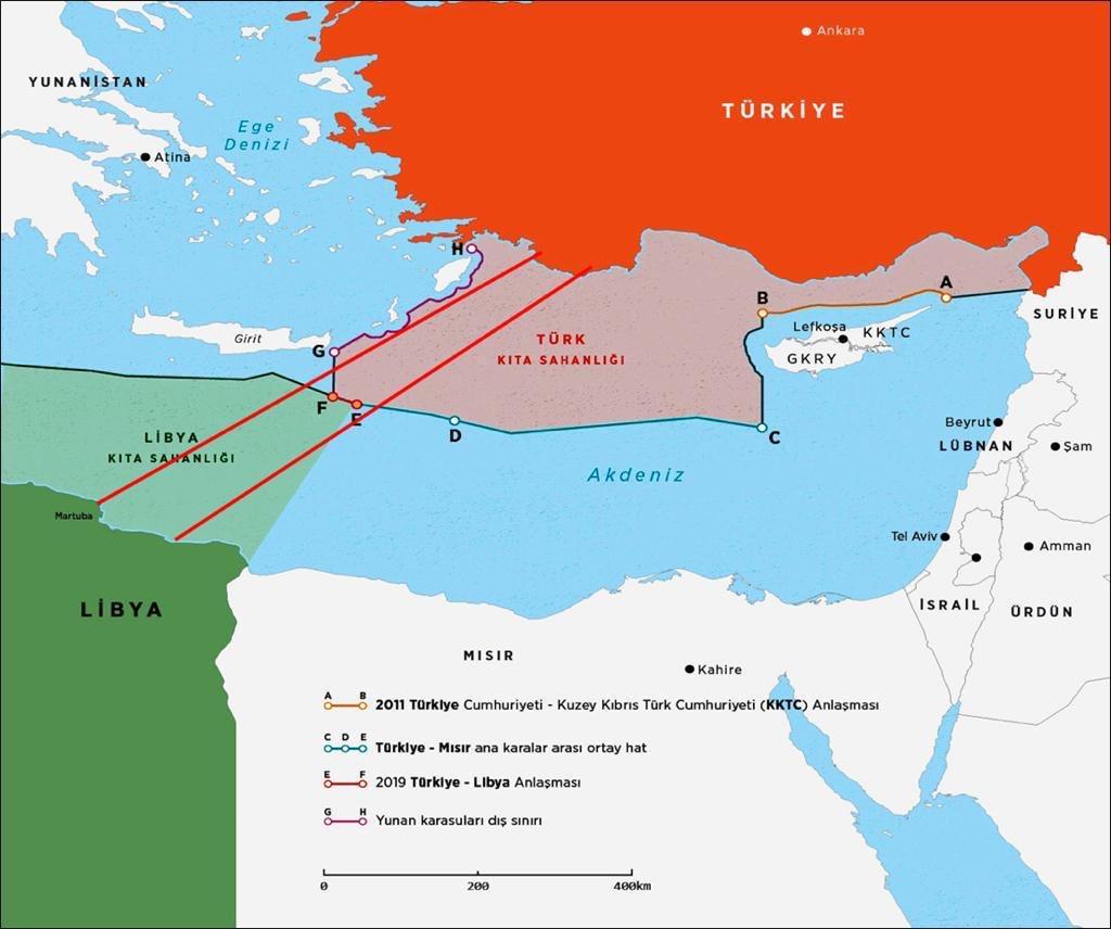 Libya Türkiye Deniz Yetki Alanları Mutabakatı