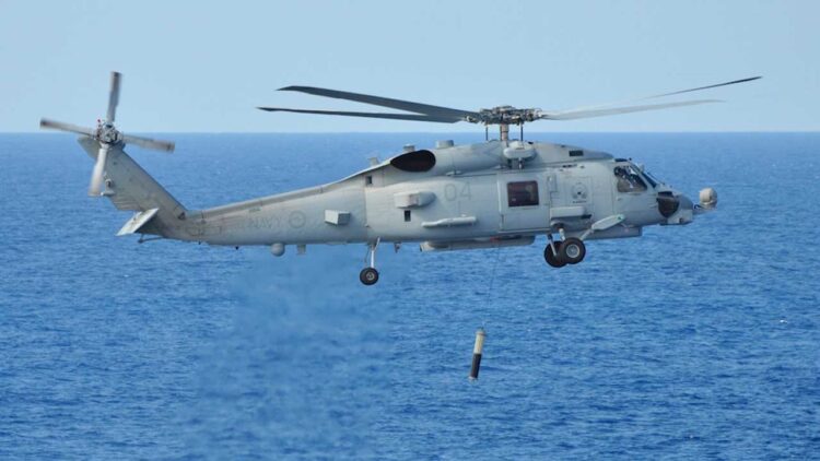 MH-60R ALFS Dipping Sortie