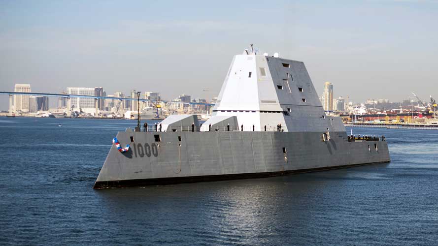 USS Zumwalt (DDG-1000), Zumwalt destroyer, stealth destroyer, hayalet destroyer, zumwalt destroyer özellikleri,