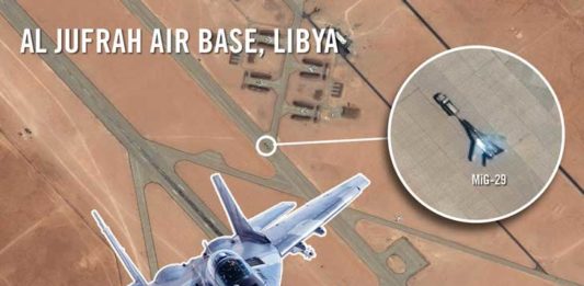 Saqr Al-Jaroushi, Vatiyye Hava Üssü, El Cufra Hava Üssü, Libya, Libya MiG-29, Libya Su-24