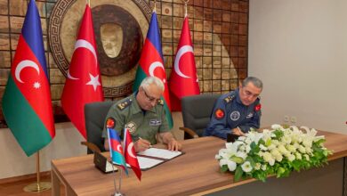 Azerbaycan ve Türk Hava Kuvvetleri Komutanları