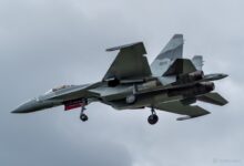 Mısır Hava Kuvvetlerine ait Su-35 Savaş Uçakları