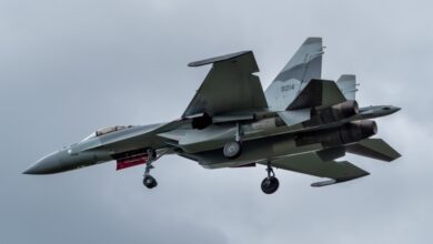 Mısır Hava Kuvvetlerine ait Su-35 Savaş Uçakları