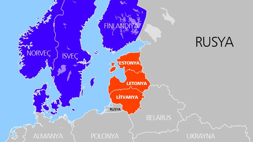 Rusya ile sınır komşusu olan Baltık Ülkeleri/Letonya