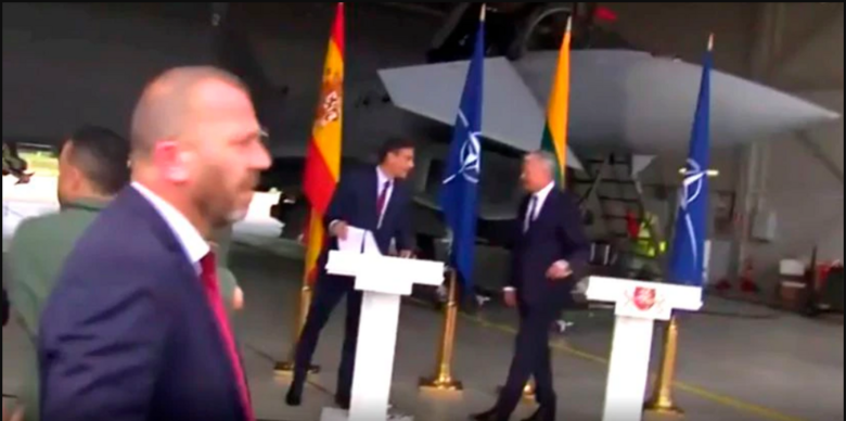 İspanya Başbakanı Sanchez'e Litvanya'da Rus Sürprizi/NATO Baltık Hava Polisliği