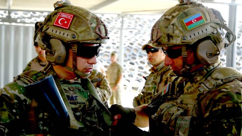 Azerbaycan ve Türk askerleri tatbikat icra ediyor/Bakü