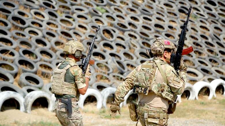 Azerbaycan ve Türk askerleri tatbikat icra ediyor/Bakü