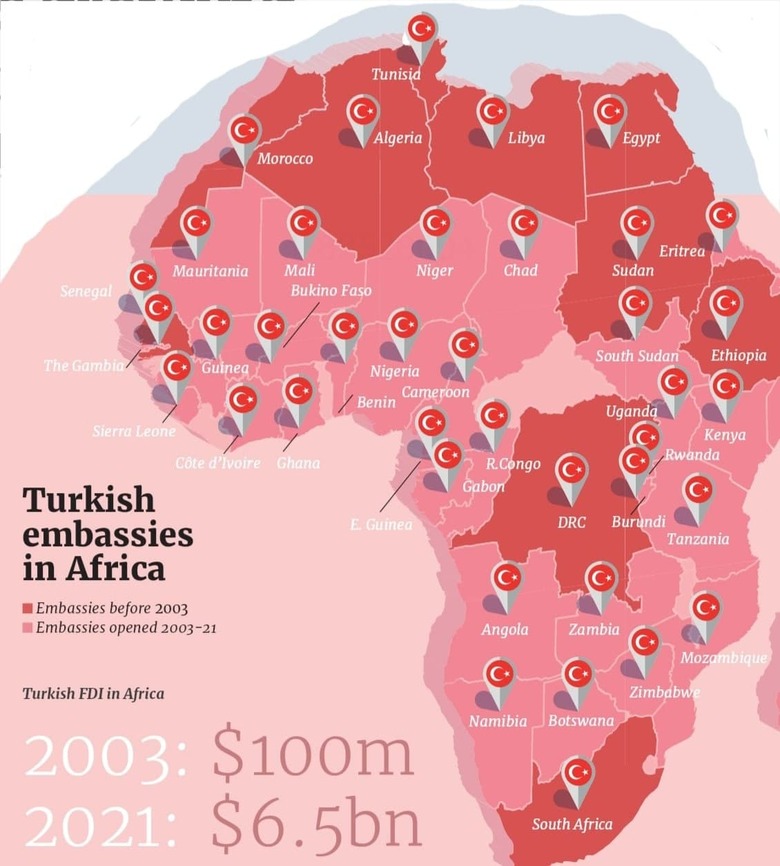 Türkiye'nin Afrika'daki Büyükelçilikleri