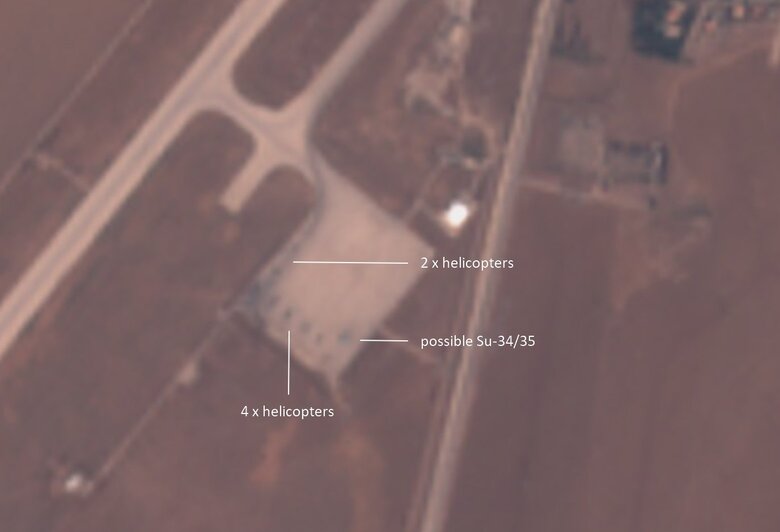 Rus Savaş Uçakları Kamışlı'da/Uydu Fotoğrafı