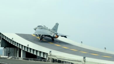 Tejas, ski-jump testinde