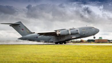 İngiliz Kraliyet Hava Kuvvetleri (RAF)/C-17 Kargo Uçağı