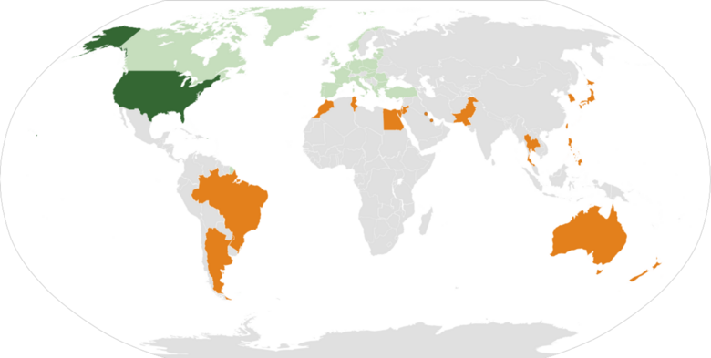 Major Non-NATO Ally Statüsüne Sahip Ülkeler