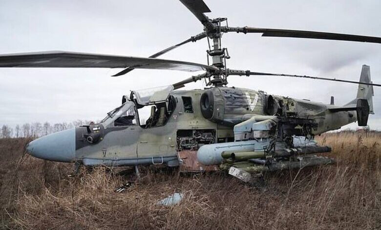 Rusya'ya ait Ka-52 Taarruz Helikopteri