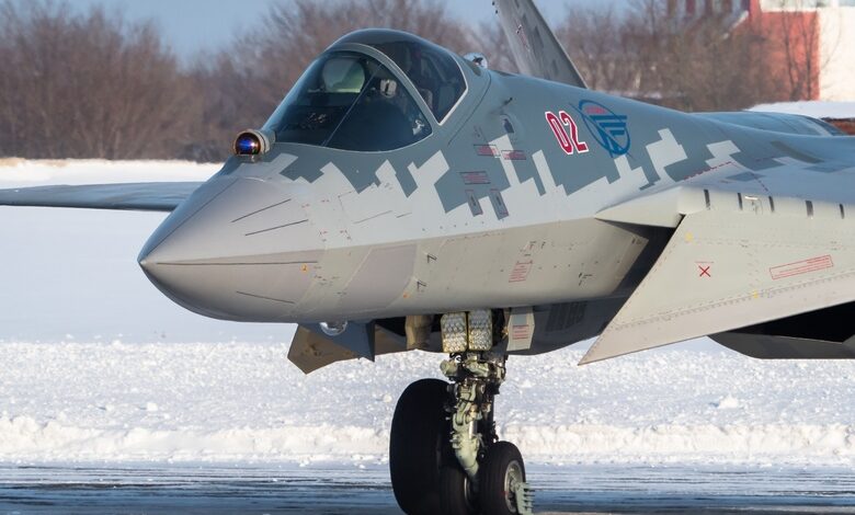 Seri Üretim Su-57 Savaş Uçağı