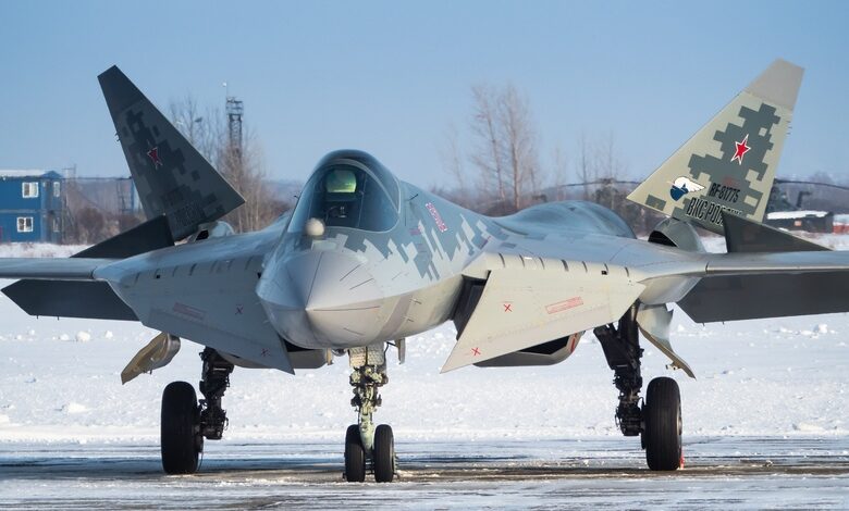 Seri Üretim Su-57 Savaş Uçağı