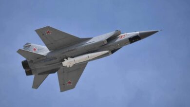 Kinzhal Füzesi Entegreli MiG-31K Savaş Uçağı