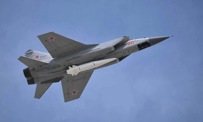 Kinzhal Füzesi Entegreli MiG-31K Savaş Uçağı