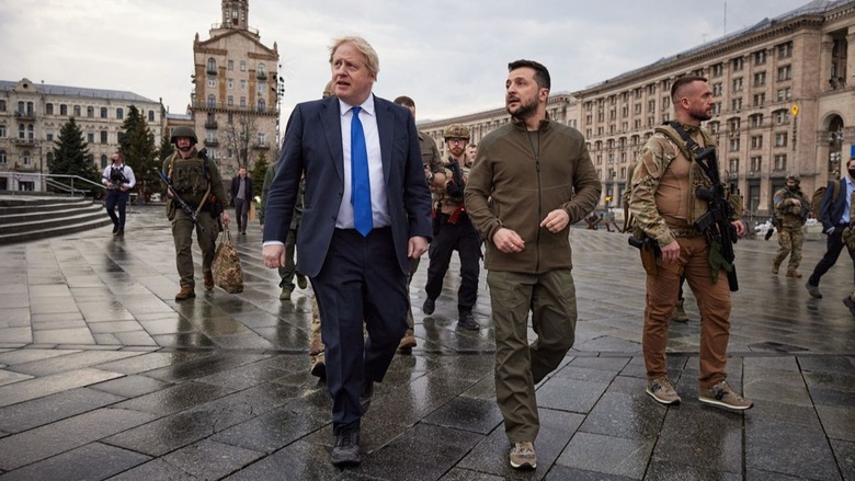 İngiltere Başbakanı Johnson Kiev'de