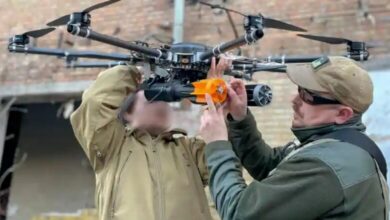Ukrayna/RKG-1600 El Bombası/Octocopter