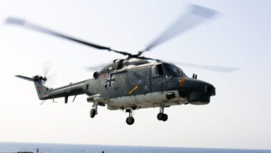 2011'de Alman Donanması Lynx Mk88
