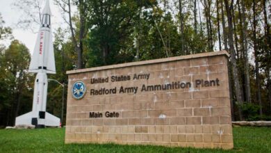 Virginia'daki Radford Ordu Mühimmat Fabrikası