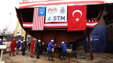 Malezya Korvet Projesi’nde kızağa koyma töreni gerçekleşti