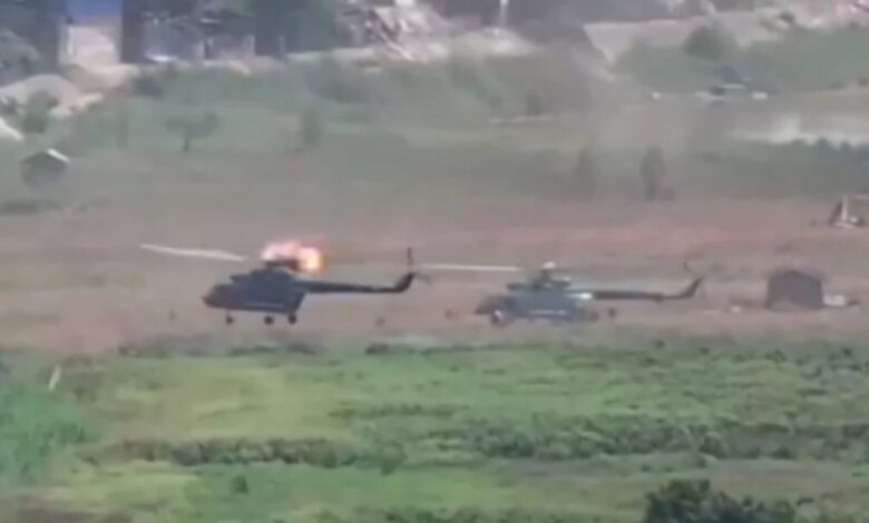 Myanmar'da FPV drone Mi-17 helikopterini düşürdü