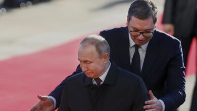 Sırbistan Cumhurbaşkanı Aleksandar Vučić ve Putin