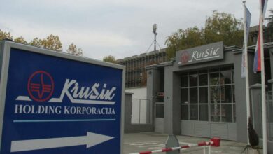 Sırbistan Valjevo şehrindeki Krusik askeri fabrikası