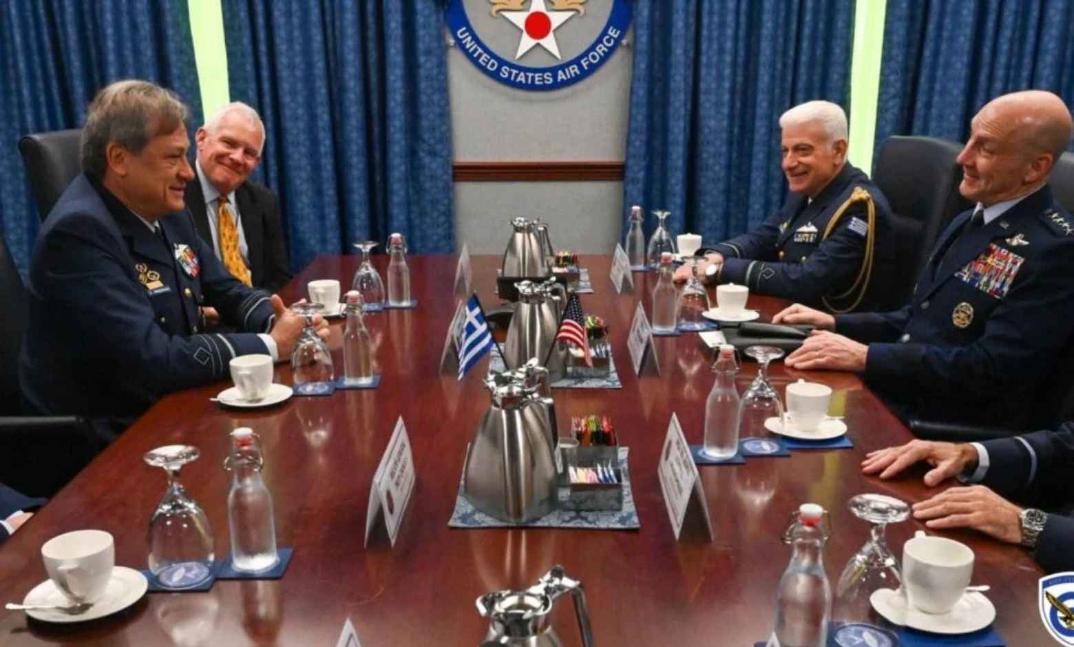Yunanistan Hava Kuvvetleri Komutanı Korgeneral Dimosthenis Grigoriadis Amerika'da