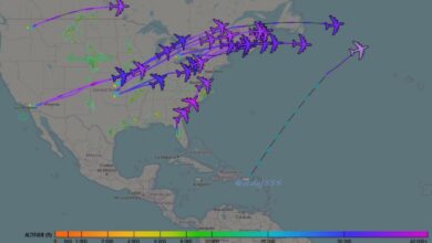doğuya hareket eden KC-135 ve KC-46 tipi en az 27 yakıt ikmal uçağı tespit edildi.