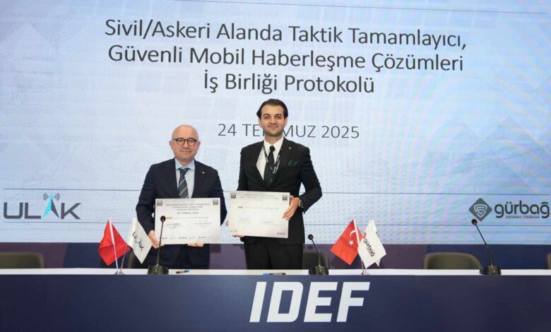 ULAK Haberleşme ve Gürbağ Savunma imzaları attı Sahada güvenli haberleşme