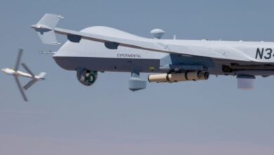 Bir Switchblade 600, MQ-9A'dan fırlatma