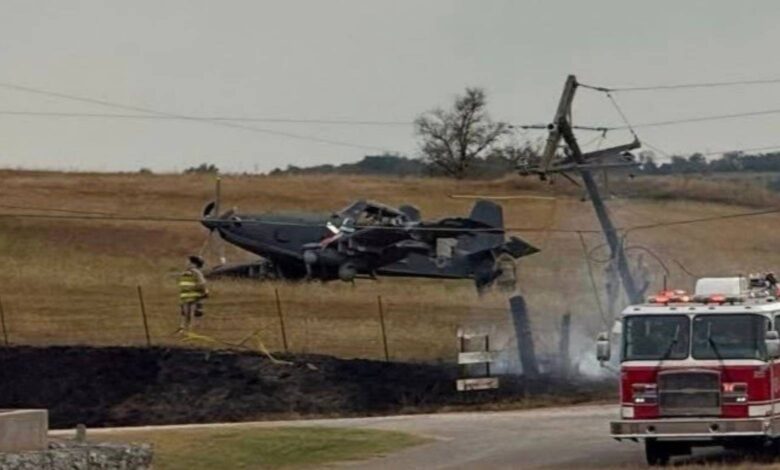 ABD’nin yeni OA-1K Skyraider II taarruz uçağı eğitimde düştü