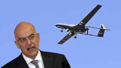 Nikos Dendias Bayraktar TB2