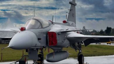 SAAB tarafından üretilen Gripen EF modeli