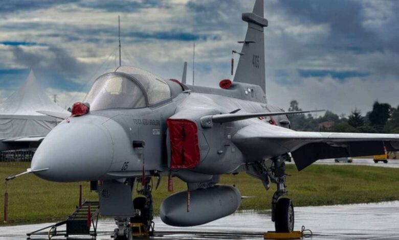 SAAB tarafından üretilen Gripen EF modeli