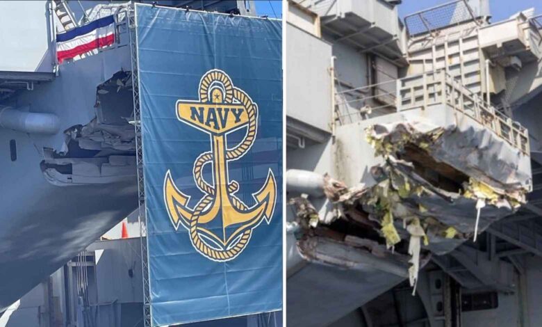 USS Harry S. Truman hasarı