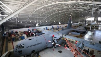Gürcistan'da düşen C130 uçağının bakım görüntüleri