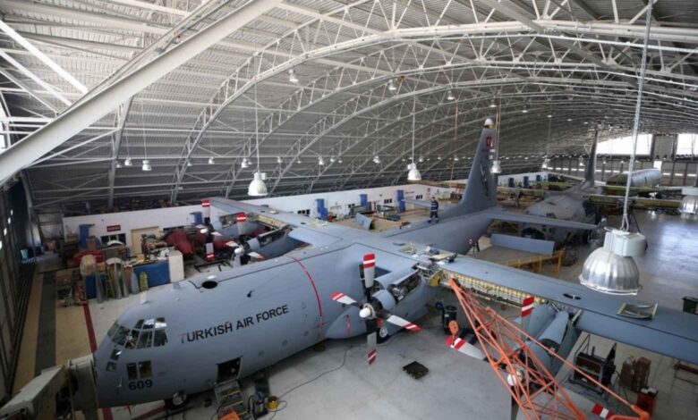 Gürcistan'da düşen C130 uçağının bakım görüntüleri