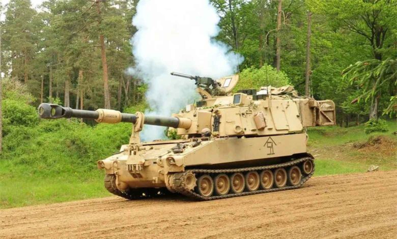 M109A6 Paladin kundağı motorlu obüs