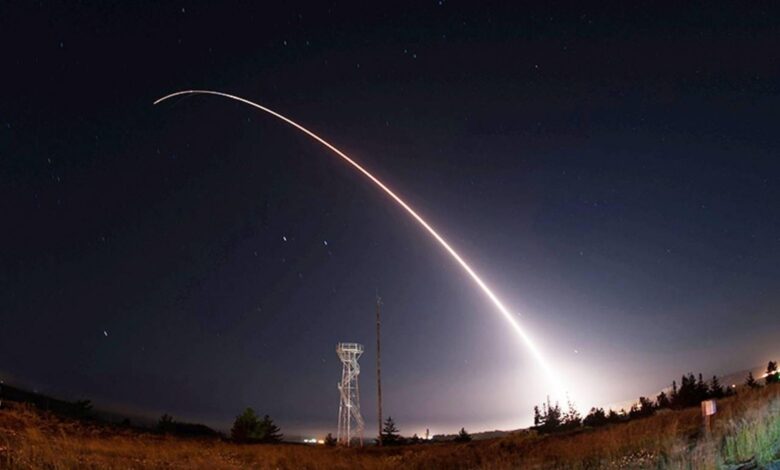 Minuteman III kıtalararası balistik füzesi testi