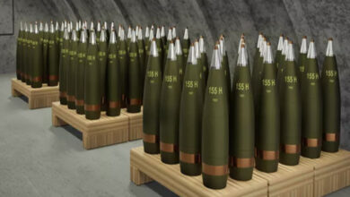 155mm-Mühimmat