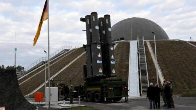 Alman Silahlı Kuvvetleri, Holzdorf Hava Üssü'nde Arrow 3 füze savunma sistemini tanıttı.
