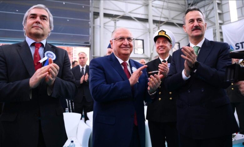 Türkiye’nin Portekiz’e üretilecek gemide ilk blok kızağa alındı